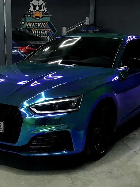 Оклейка в хром Audi A5, фото 4