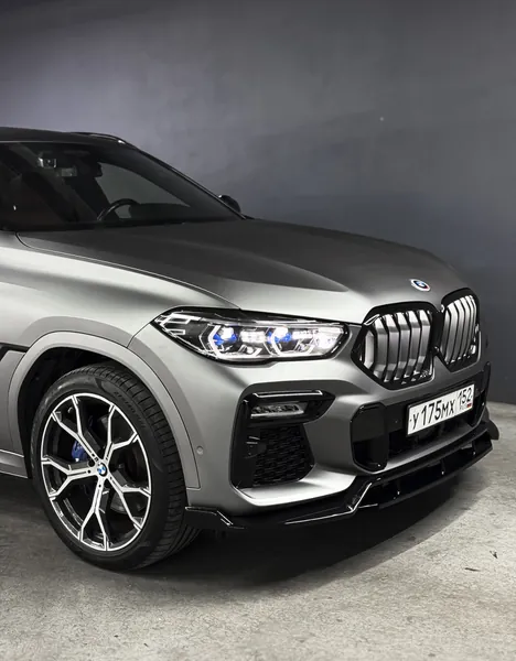 Оклейка матовым полиуретаном BMW X6, фото 1