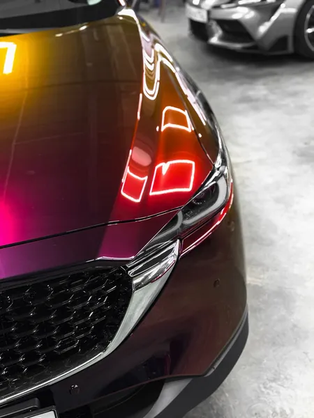 Оклейка цветным полиуретаном Mazda CX5, фото 3