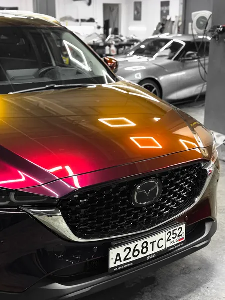Оклейка цветным полиуретаном Mazda CX5, фото 7