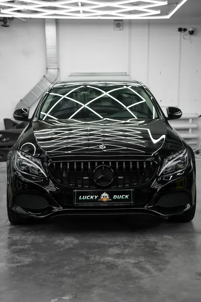 Полировка и керамика на Mercedes-Benz C, фото 1
