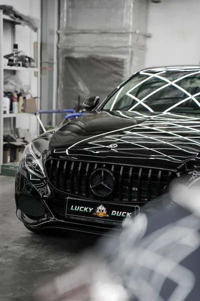Полировка и керамика на Mercedes-Benz C, фото 2