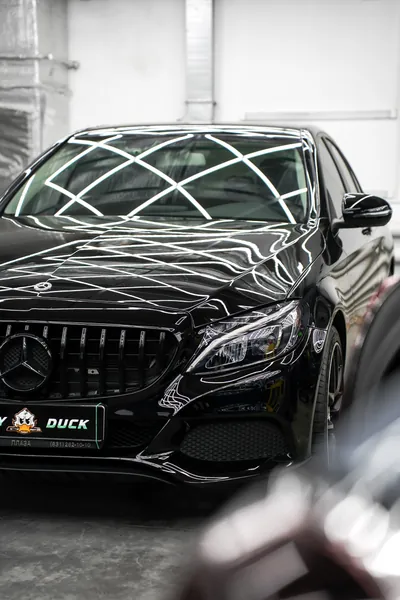 Полировка и керамика на Mercedes-Benz C, фото 3